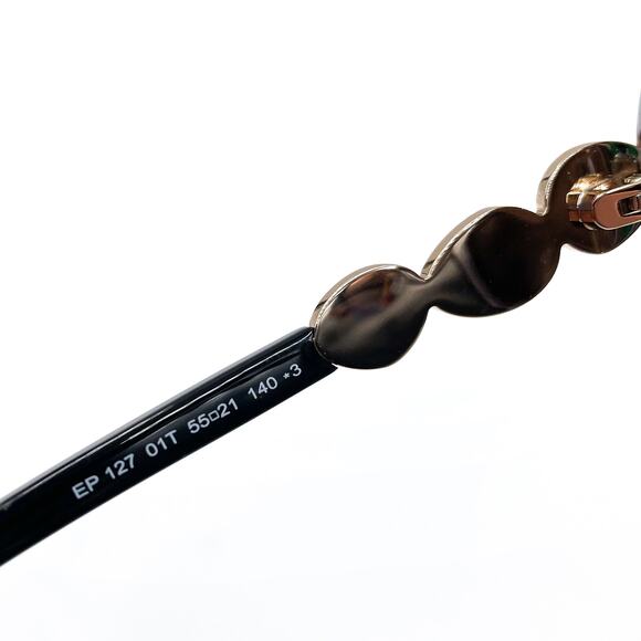 Emilio Pucci Sunglasses Black‎ Full Rim Oval Shape Frame EP 127 01T - Picture 10 of 12